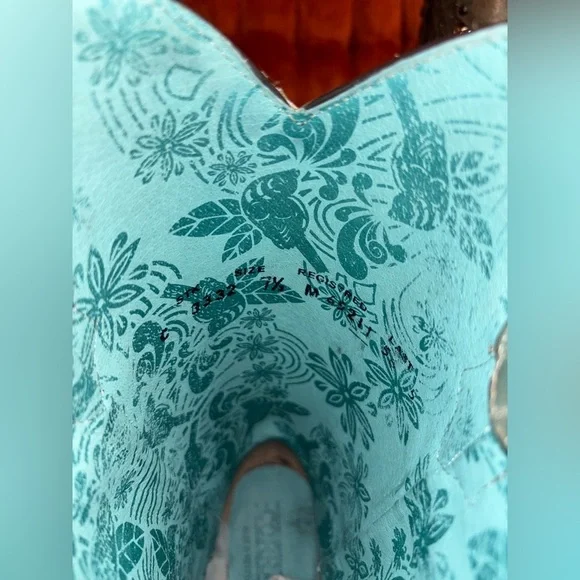 CORRAL WOMEN'S GOLDEN LUMINARY ROOTS WESTERN BOOTS - SNIP TOE 7.5 - Picture 8 of 8